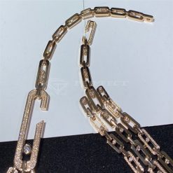 Sautoir Infini Messika by Gigi Hadid Pink Gold and Diamond Necklace