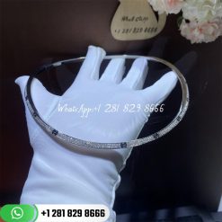 Cartier love necklace collar white gold n7424352 custom jewelry (3)