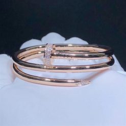 Cartier Juste Un Clou Diamond Bracelet Rose Gold - N6708400