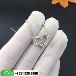 tiffany diamond heart pendant