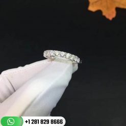 Tiffany Embrace® Band Ring With 9 Diamonds