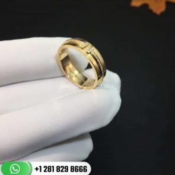 Tiffany T Narrow Diamond Ring in 18k Gold