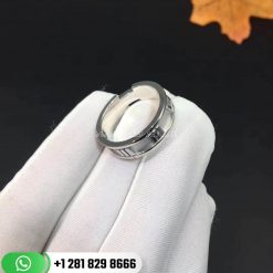 Atlas® Ring in 18k White Gold with Diamonds