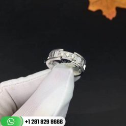 Atlas® Ring in 18k White Gold with Diamonds