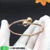 Tiffany Hardwear Ball Bypass Bracelet in 18k Gold Medium