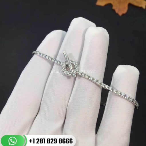 echappee hermes bracelet set with diamonds