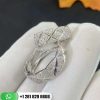 Chanel Coco Crush Ring Quilted Motif Small Version 18k White Gold