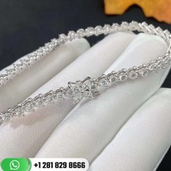 Tiffany Victoria® Line Bracelet in Gold with Diamonds