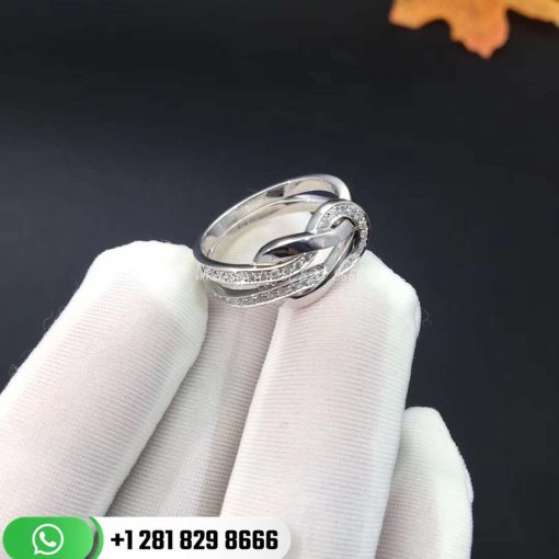 Fred Chance Infinie Ring Medium Model 18k White Gold and Diamonds -4B0866