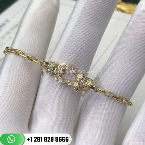 fred-force-10-bracelet-18k-yellow-gold-and-diamonds-medium-model-0b0071