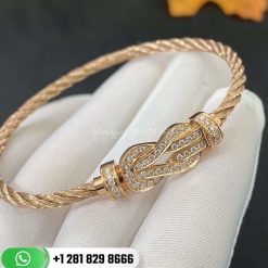 Fred Chance Infinie Bracelet 18k Pink Gold and Diamonds Large Model -0B0102-6B0115