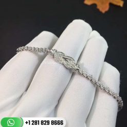 Fred Chance Infinie Bracelet 18k White Gold and Diamonds Medium Model