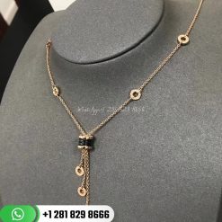 Bvlgari B.zero1 Necklace with with Pavé Diamonds