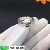 REF . 329366 B.zero1 one-band ring in 18 kt white gold, set with pavé diamonds on the spiral