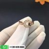 Bvlgari BVLGARI 18k Gold Ring Set with Pavé Diamonds