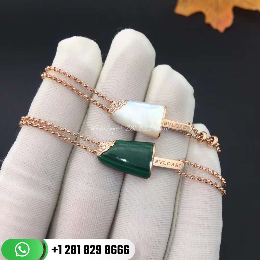 Bvlgari BVLGARI Gelati 18k Rose Gold Soft Bracelet Set with