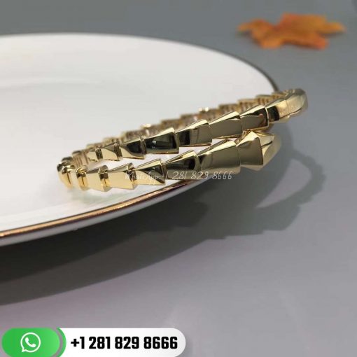 Bvlgari Serpenti One-coil Slim Bracelet in 18k Gold Facelift