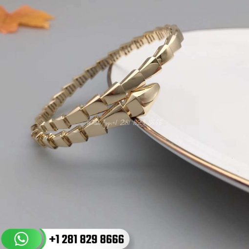 Bvlgari Serpenti One-coil Slim Bracelet in 18k Gold Facelift