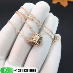 Van Cleef & Arpels Perlée Clovers Pendant 18k Gold Diamonds