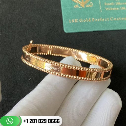 Van Cleef & Arpels Perlée Signature Bracelet Medium Model Rose Gold - VCARP3K700