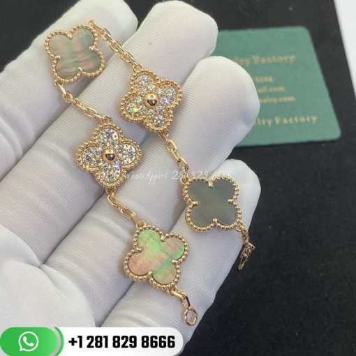 van-cleef-arpels-vintage-alhambra-bracelet-5-motifs-diamond-mother-of-pearl