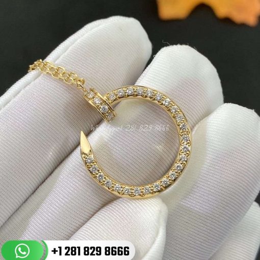 Cartier Juste Un Clou Necklace Yellow Gold Diamonds -B7224511