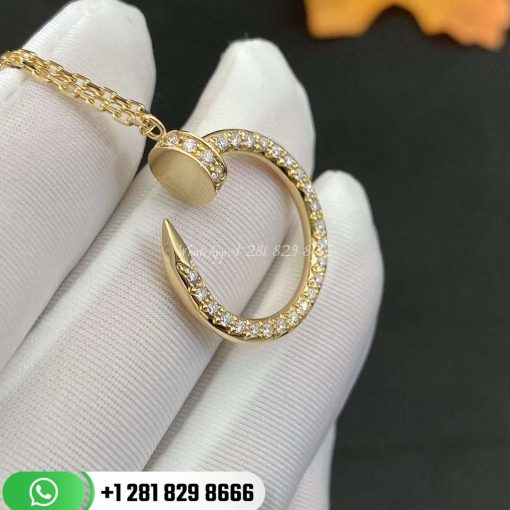 Cartier Juste Un Clou Necklace Yellow Gold Diamonds -B7224511