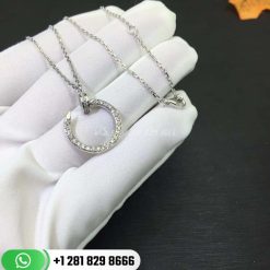 Cartier Juste Un Clou Necklace White Gold Diamonds -B3047000