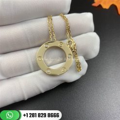 cartier love necklace 3 diamonds