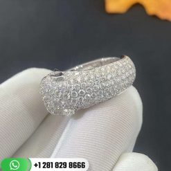 PanthÈre De Cartier Ring White Gold Diamonds Emeralds Onyx -N4225200