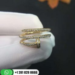 Cartie Juste Un Clou Ring Yellow Gold Diamonds -B4211900