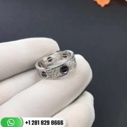 Cartie Love Ring Diamond-paved Ceramic - B4207600