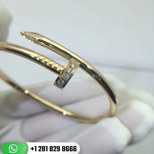 Cartier Juste Un Clou Bracelet Yellow Gold Diamonds - B6048617