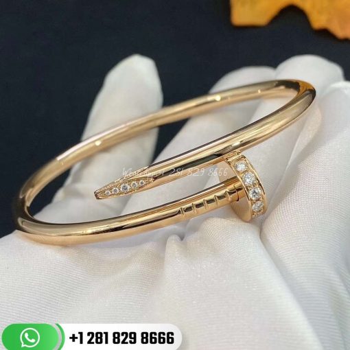 Cartier Juste Un Clou Bracelet Pink Gold Diamonds - B6048517