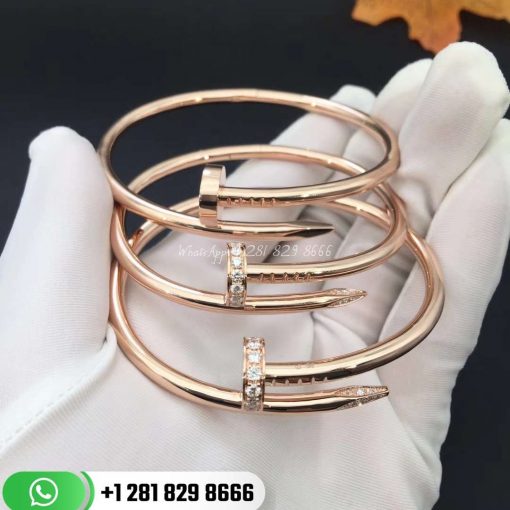 Cartier Juste Un Clou Bracelet Pink Gold Diamonds - B6048517