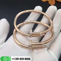 Cartier Juste Un Clou Bracelet Pink Gold Diamonds - B6048517