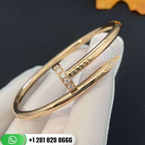 Cartier Juste Un Clou Bracelet Pink Gold Diamonds - B6048517