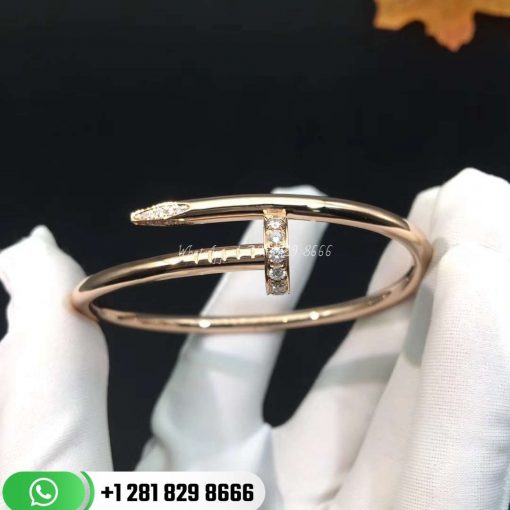 Cartier Juste Un Clou Bracelet Pink Gold Diamonds - B6048517