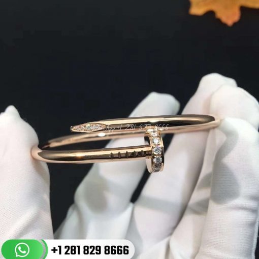 Cartier Juste Un Clou Bracelet Pink Gold Diamonds - B6048517