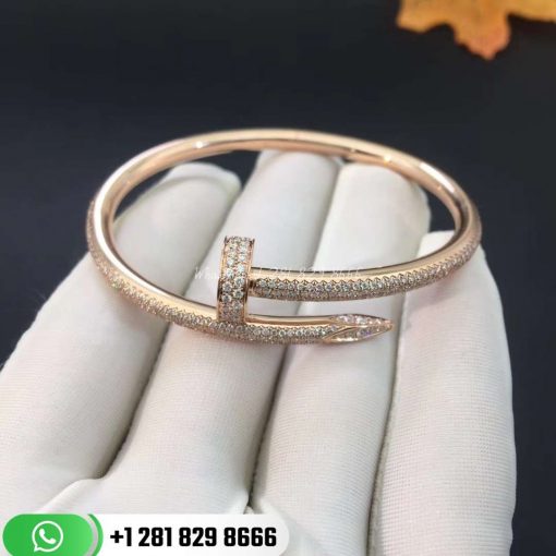 Cartier Juste Un Clou Bracelet Pink Gold Diamonds - N6702117