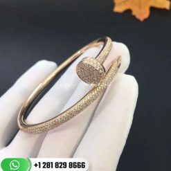Cartier Juste Un Clou Bracelet Pink Gold Diamonds - N6702117