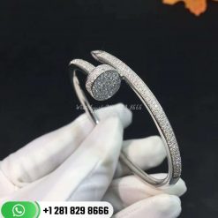 Cartier Juste Un Clou Bracelet White Gold Diamonds - N6707317