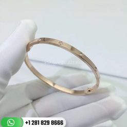 Cartier Love Bracelet, Small Model 10 Diamonds Pink Gold - B6047917