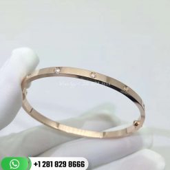 Cartier Love Bracelet, Small Model 10 Diamonds Pink Gold - B6047917