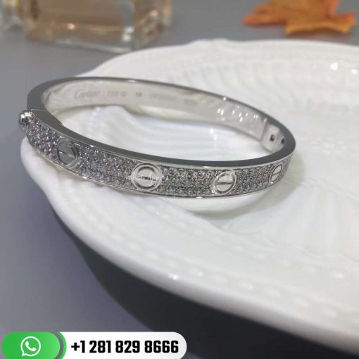 cartier love bracelet white gold diamonds n6710817