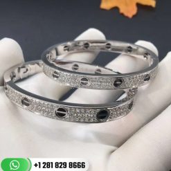 Cartier Love Bracelet White Gold Diamonds -N6710817