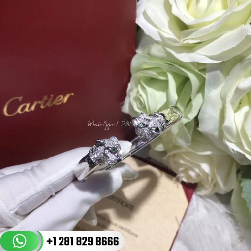 Cartier PanthÈre De Cartier Bracelet Emeralds Onyx Diamonds - N6706217