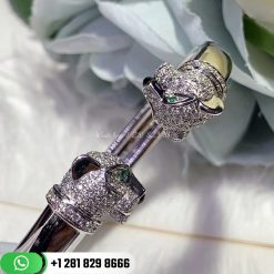 Cartier PanthÈre De Cartier Bracelet Emeralds Onyx Diamonds - N6706217