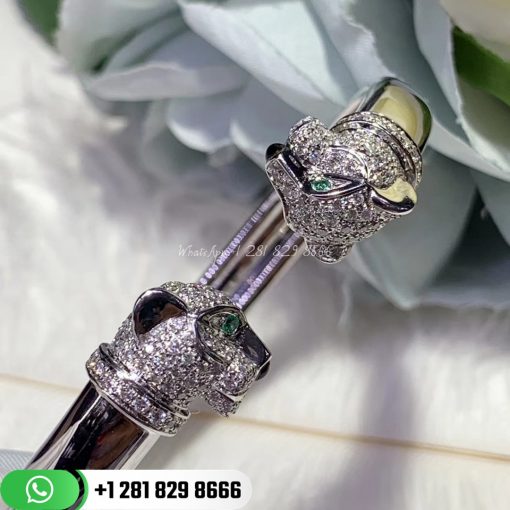 Cartier PanthÈre De Cartier Bracelet Emeralds Onyx Diamonds - N6706217