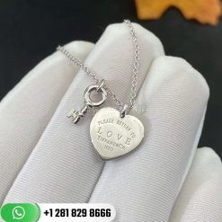 tiffany™ love heart tag key pendant